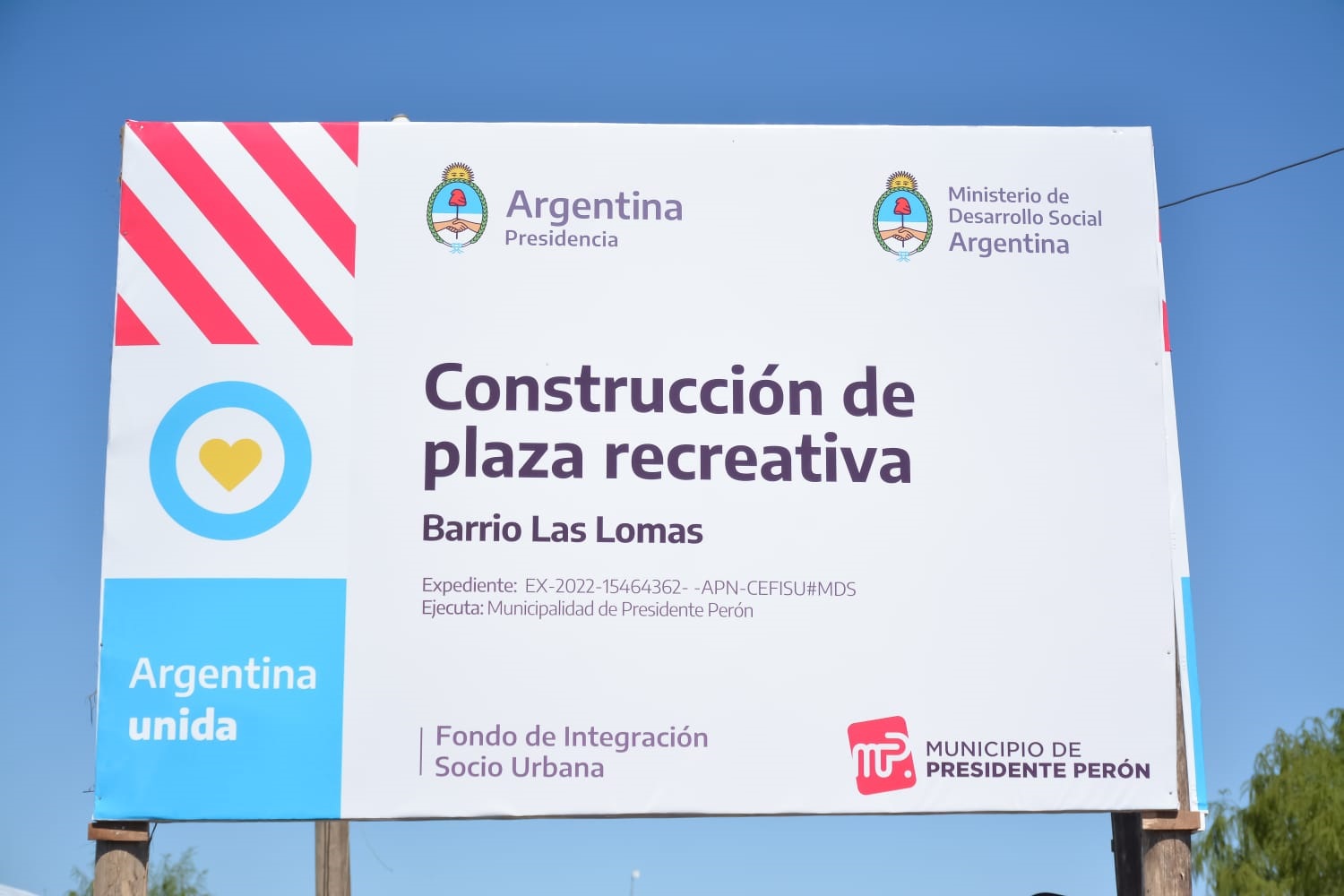 GESTIÓN / AVANZA LA OBRA DE LA NUEVA PLAZA DEL BARRIO LAS LOMAS