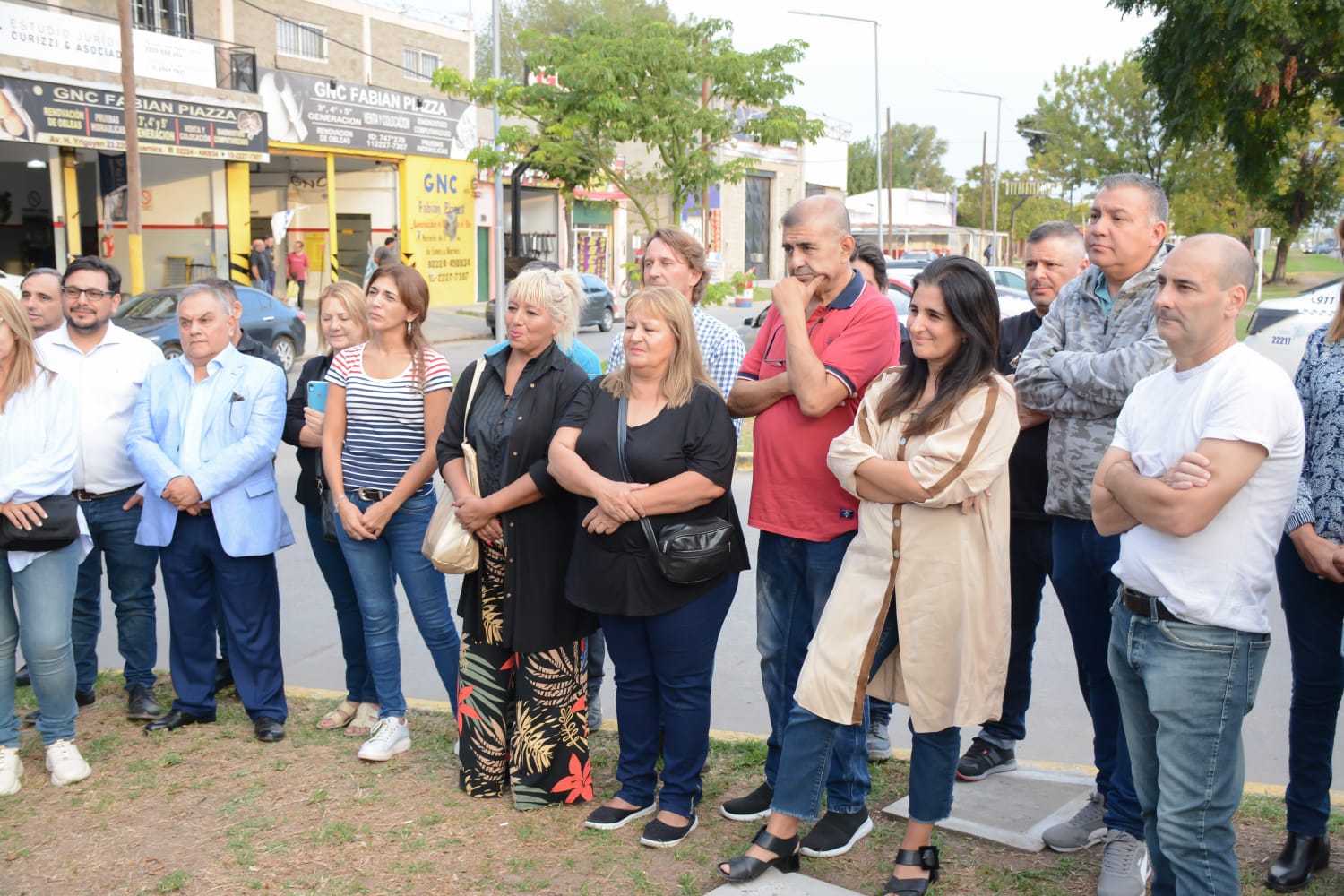 HOMENAJE / LA INTENDENTE BLANCA CANTERO DESCUBRIÓ UN MONUMENTO EN HOMENAJE AL DR. RAÚL ALFONSÍN