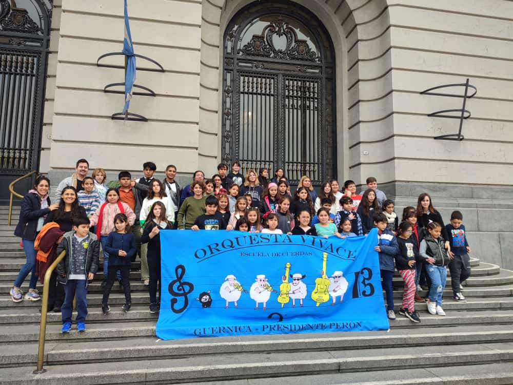 CULTURA / LA ORQUESTA ESCUELA DE PRESIDENTE PERÓN VISITÓ EL CENTRO CULTURAL KIRCHNER