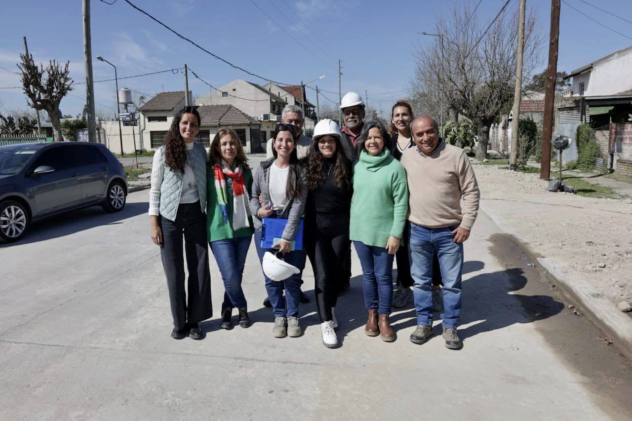 GESTIÓN / AUTORIDADES RECORRIERON IMPORTANTES OBRAS VIALES EN NUMANCIA NORTE