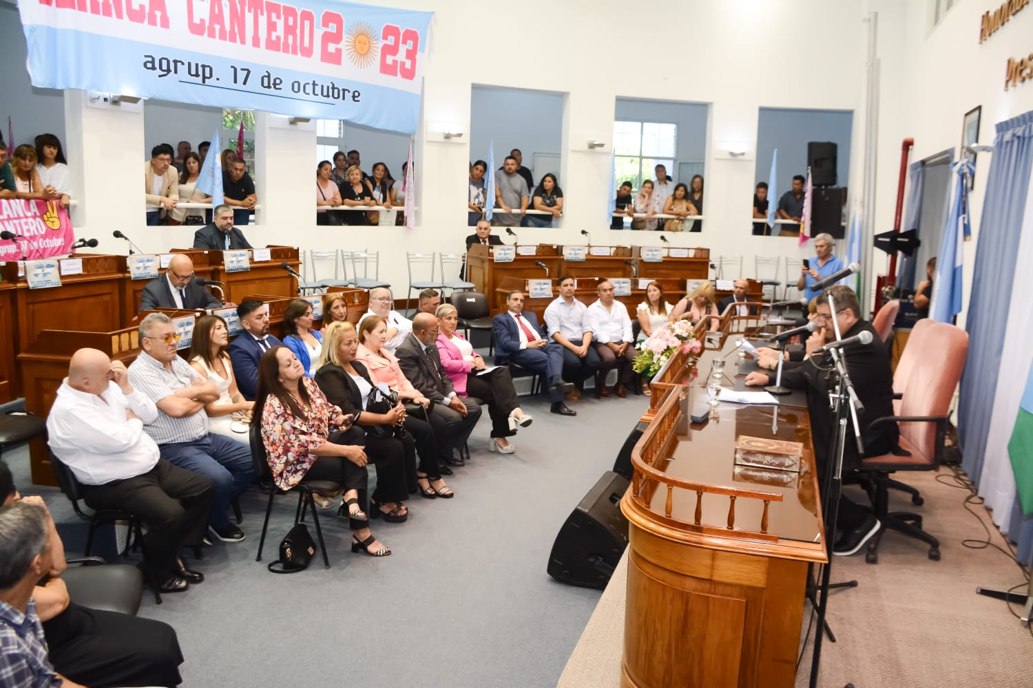 PERÍODO 2023-2027 / LA INTENDENTE BLANCA CANTERO PARTICIPÓ DE LAS CEREMONIAS DE JURA DE LOS CONSEJEROS ESCOLARES